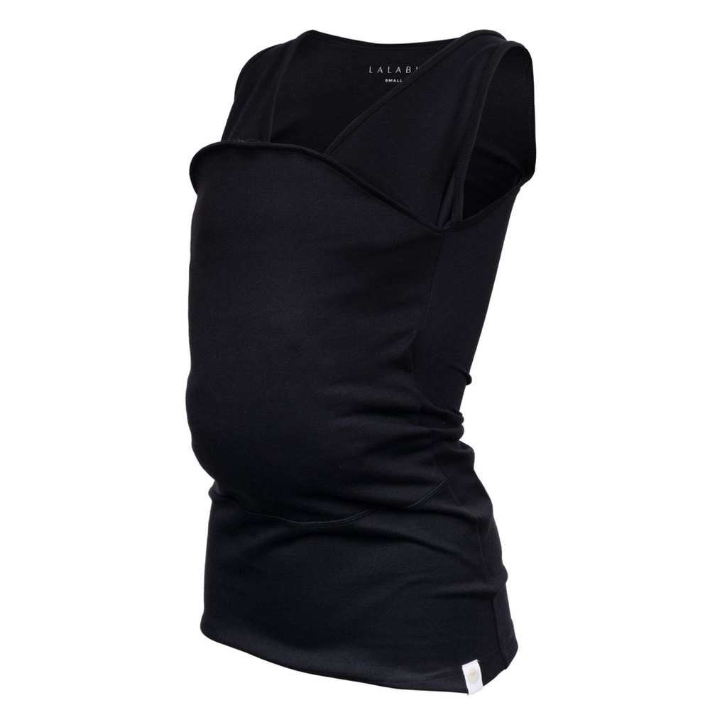 Lalabu Soothe Shirt Baby Wearing Tank Top in Black - Picture 6 of 7